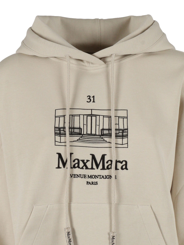 SWEATSHIRT White Cotton Polyester
