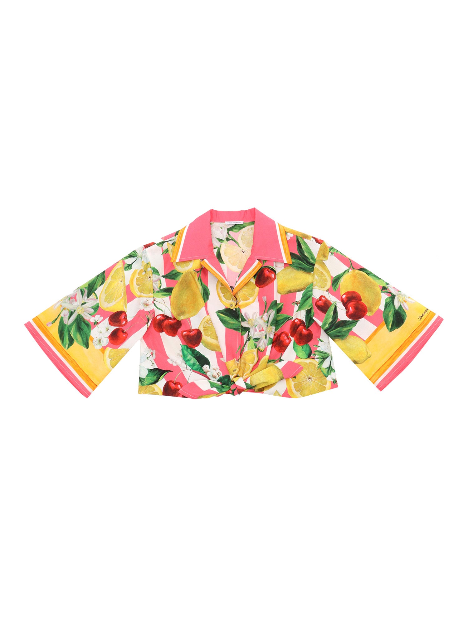 D&G floral shirt Yellow Cotton