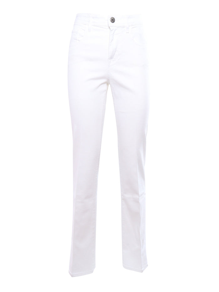 5 Pockets Pants White Jean