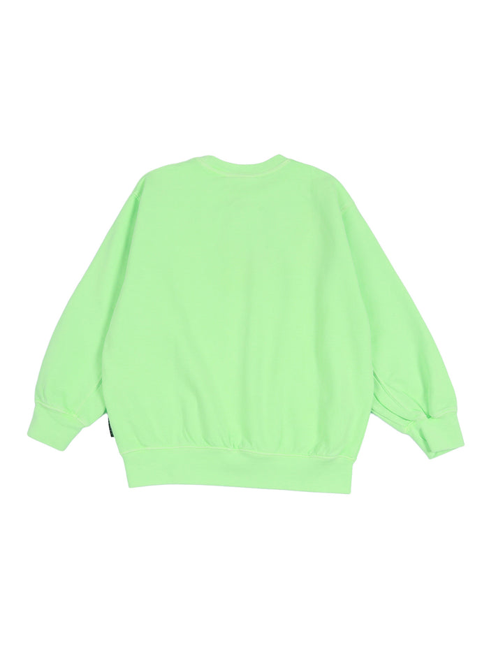Magni Sweat Shirt Green Cotton Organic Sweatshirt