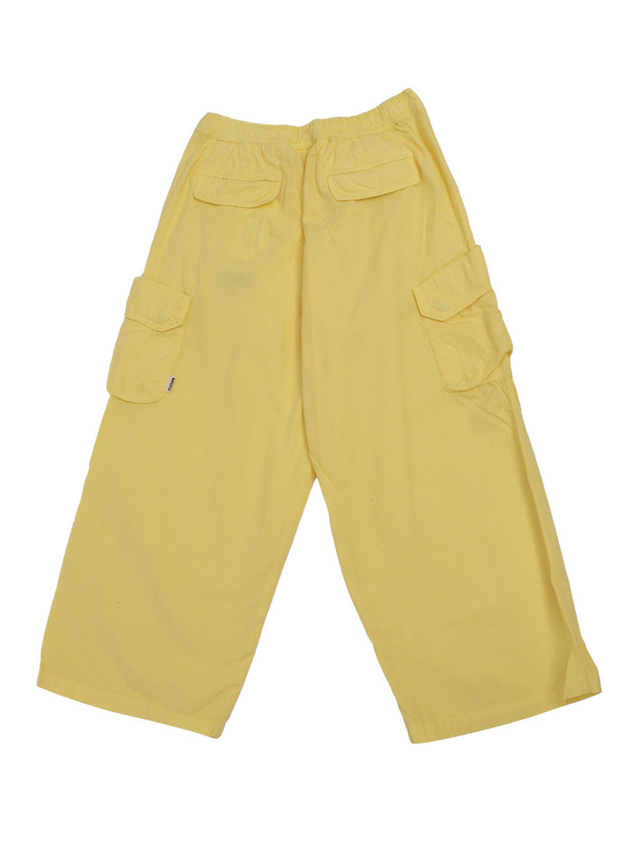 Audie Woven pants Yellow Cotton Organic