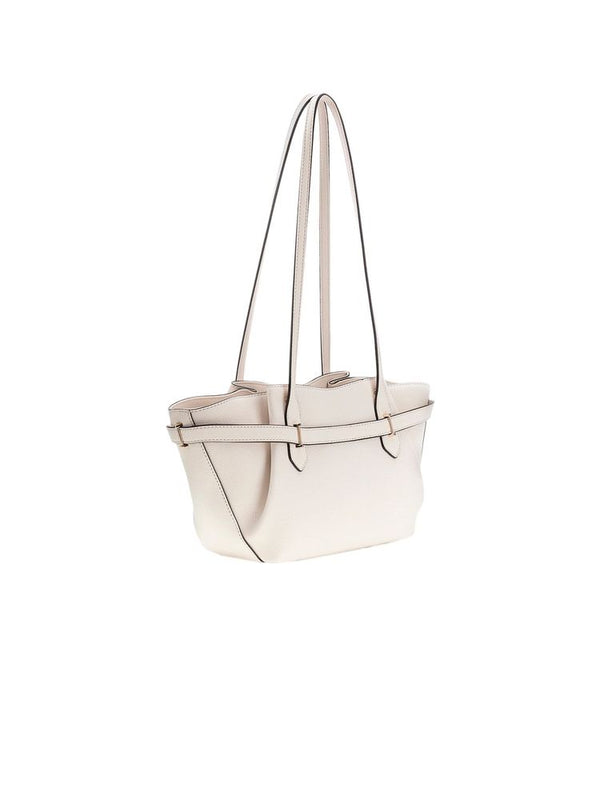 Guess 100% Polyurethane shoulder bag in white