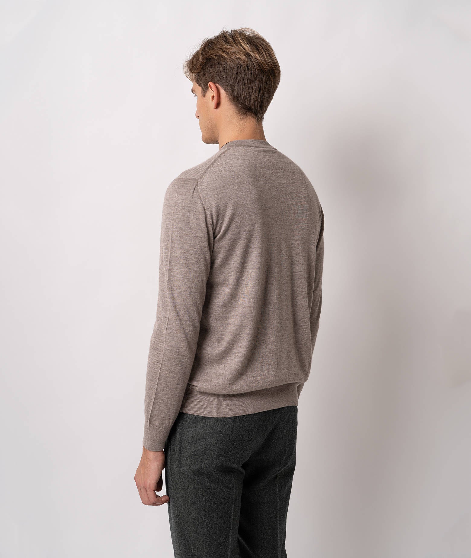 Cashmere And Silk Cardigan Ulaan Navy V Neck