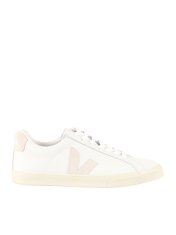 ESPLAR LOGO LEATHER WHITE_SABLE SNEAKERS White