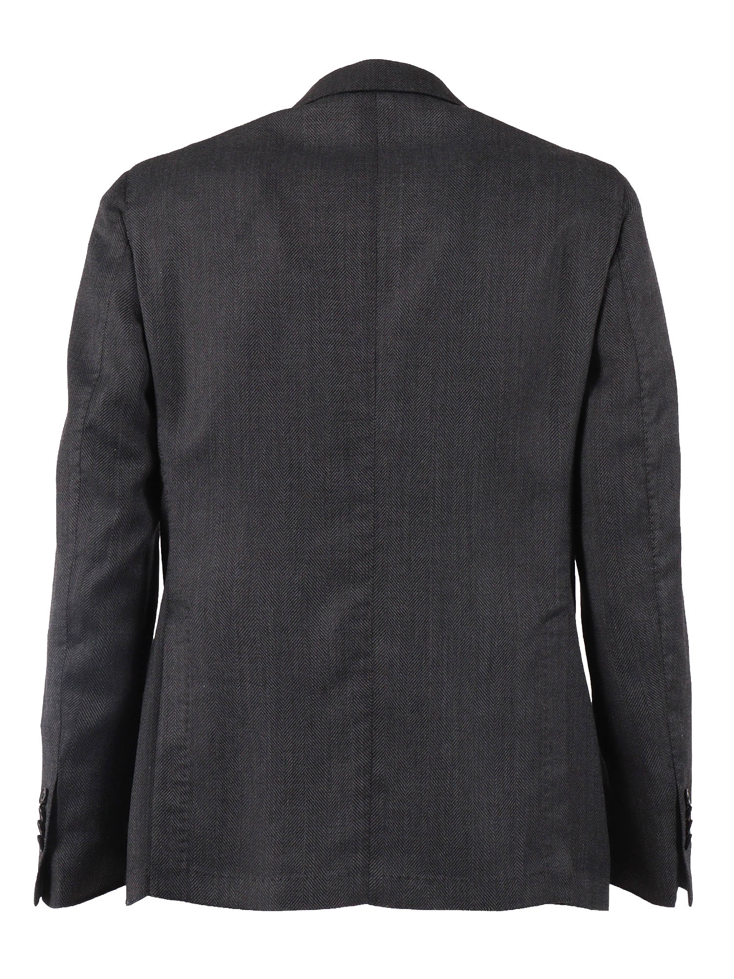 Jacket Grey Virgin Wool Polyester