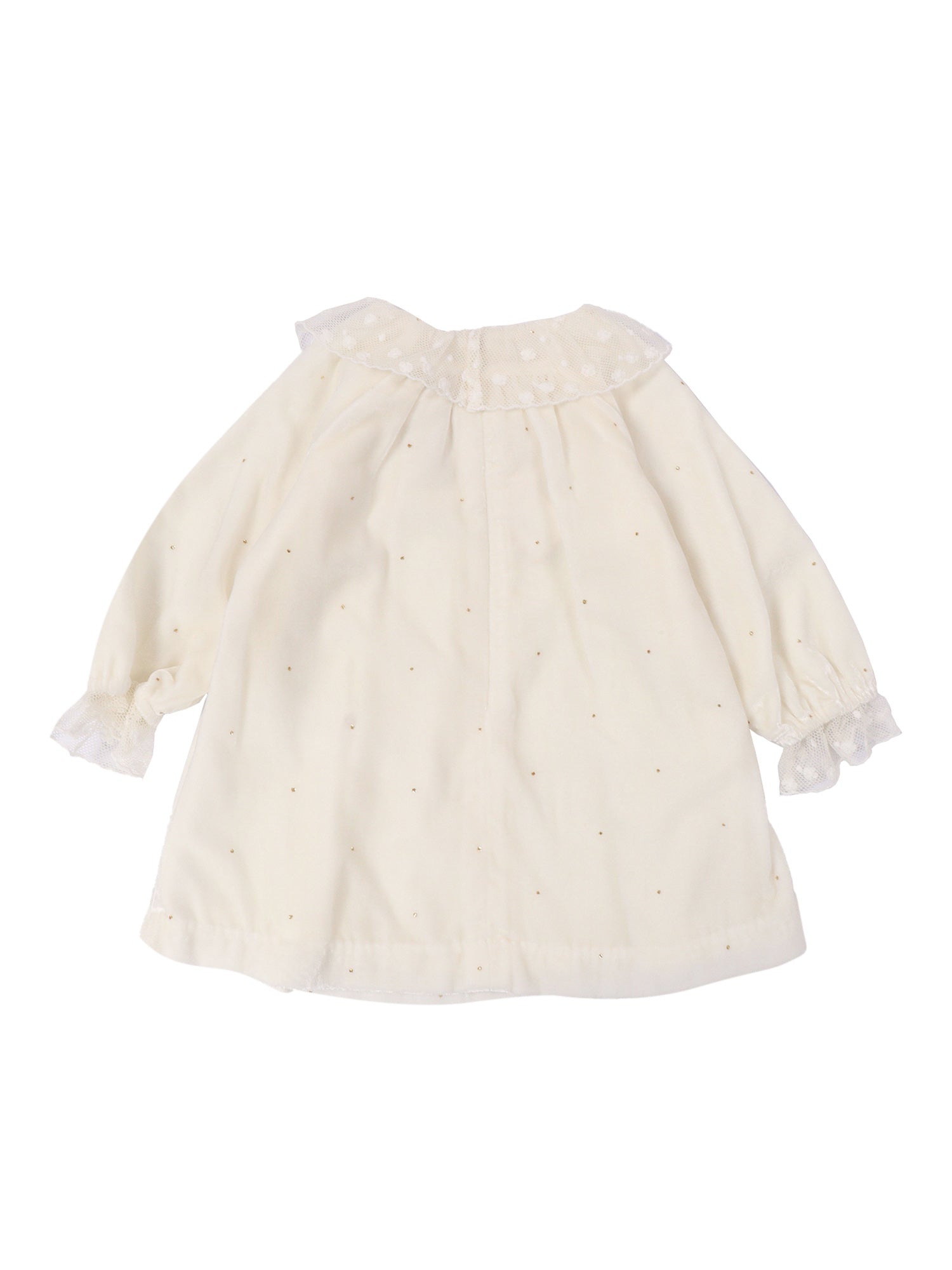 Dress White Viscose Nylon Lining Cotton