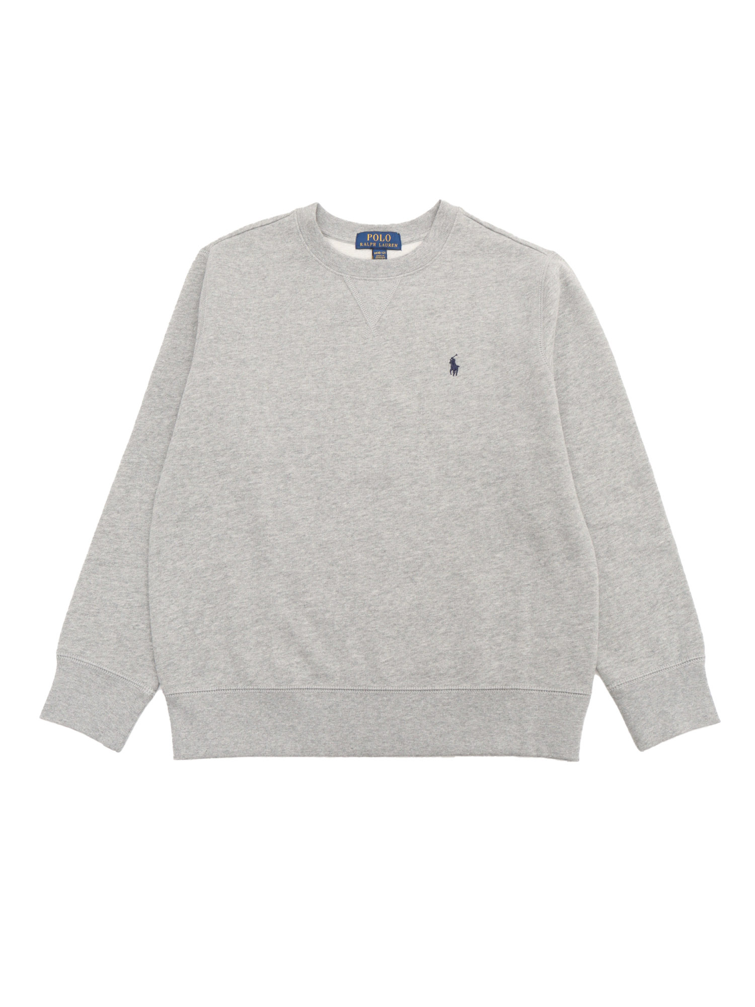 LS CN-TOPS-KNIT Grey Cotton Polyester Sweatshirt