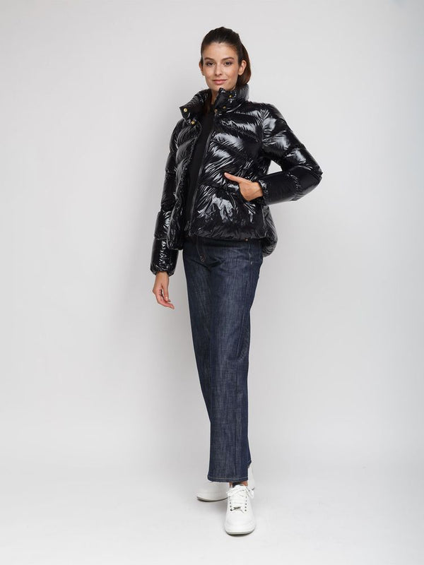 Pinko 100% Polyamide; Lining: 100% Polyester down jacket in black