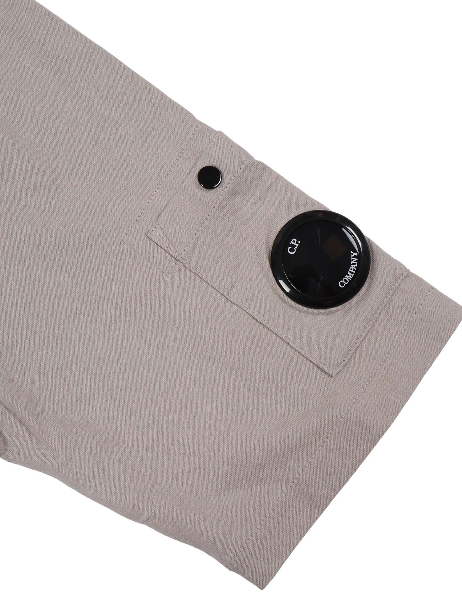 SHORT SLEEVED MAXI T-SHIRT Grey Cotton Sleeves