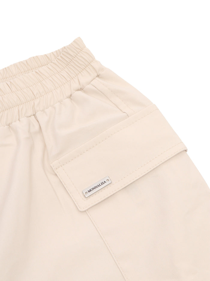 Beige Levantina Cargo Cotton Polyamide Elastane Pant