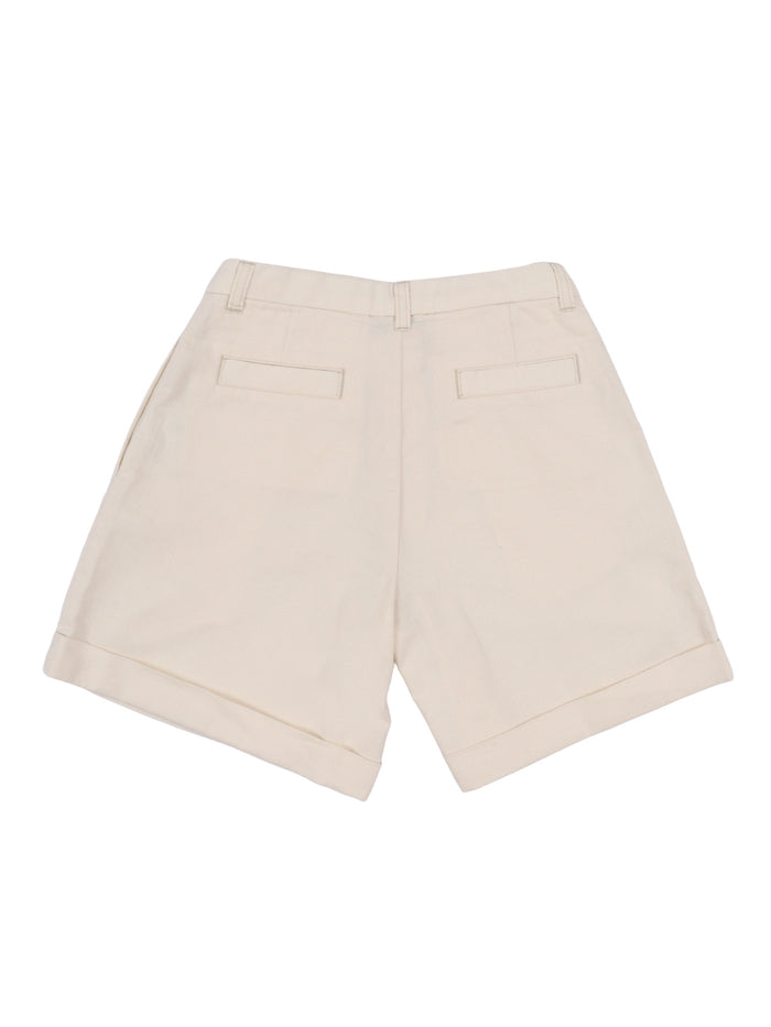 LINDSEY SHORTS White Organic Cotton