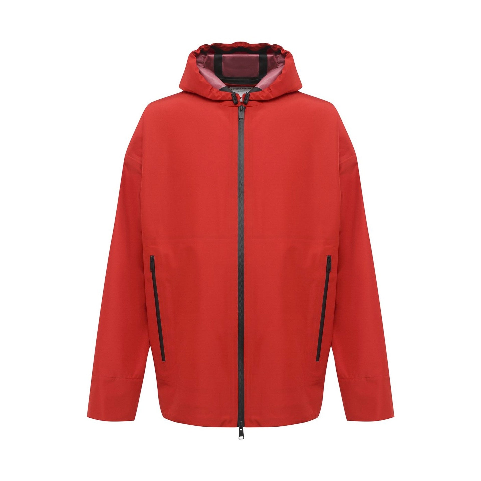 Windbreaker Jacket Red Polyamide Polyester