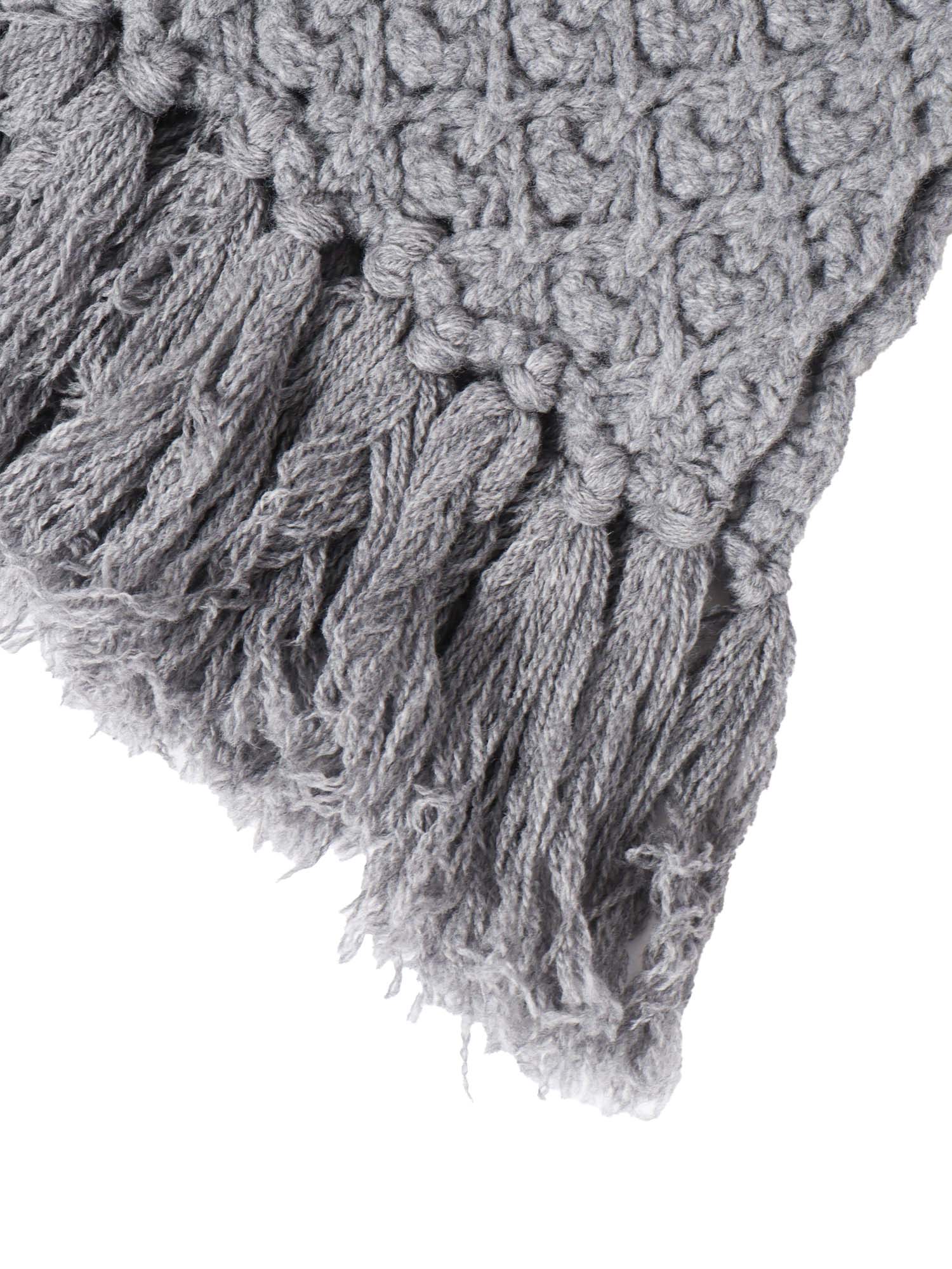 5 Colors Scarf Grey Extrafine Merino Wool