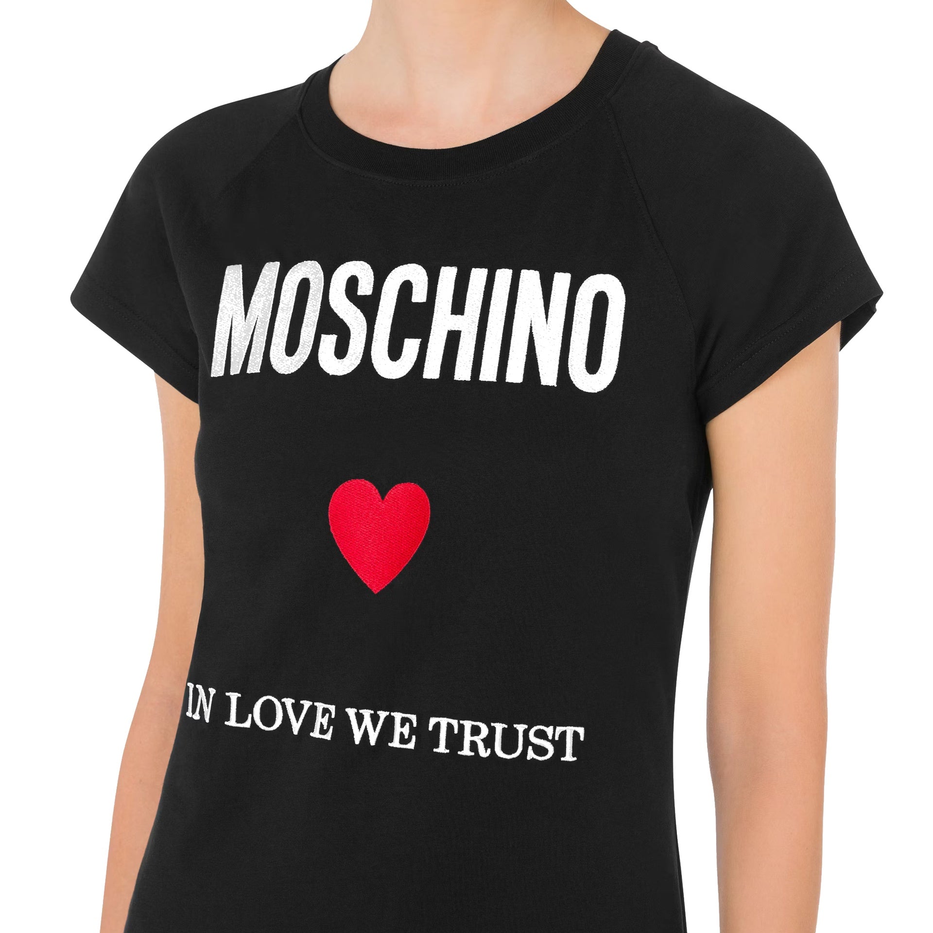 Couture Love We Trust Mini Dress Black Cotton