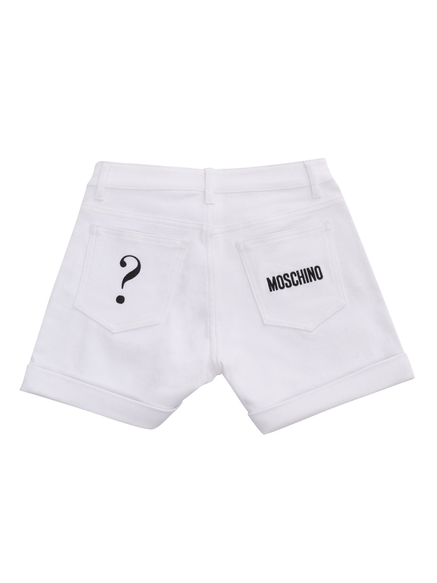 White shorts Cotton Elastane