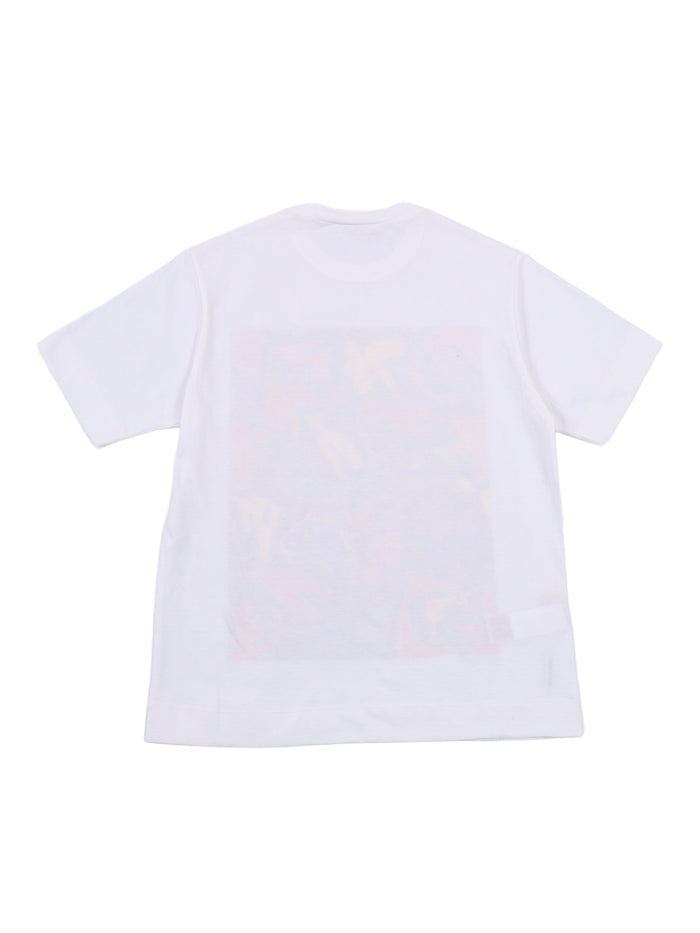 T-shirts White Cotton Short Sleeves T-shirt