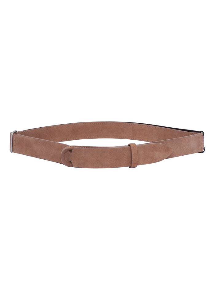 Belt Beige Calf Leather
