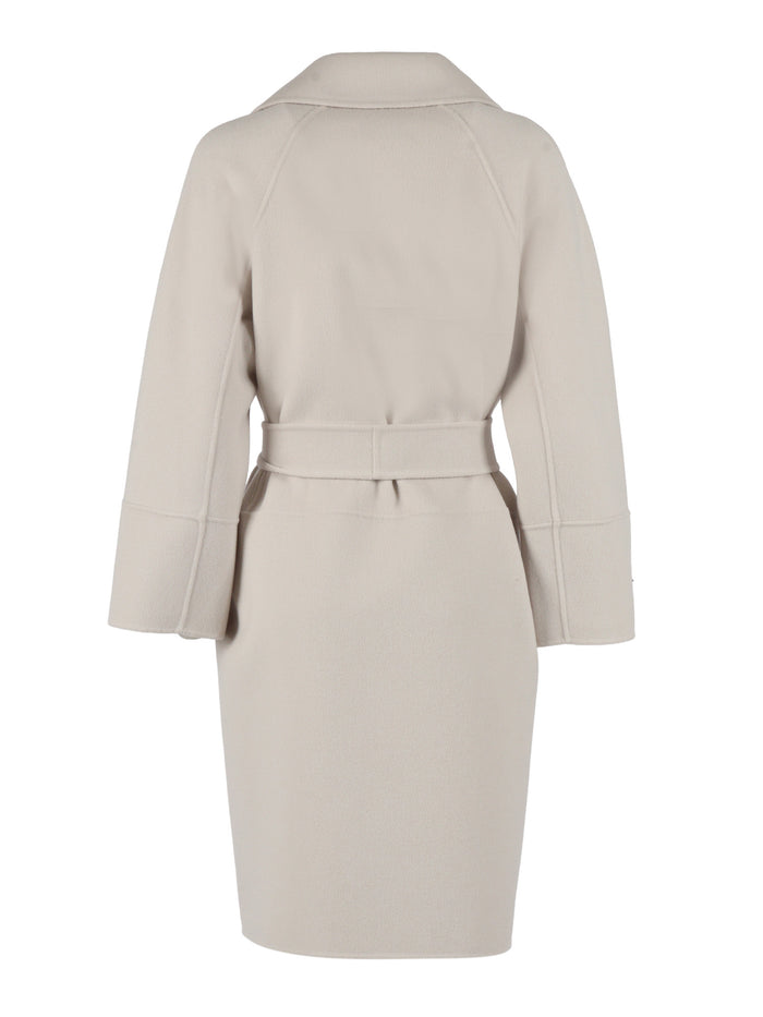 COAT White Virgin Wool