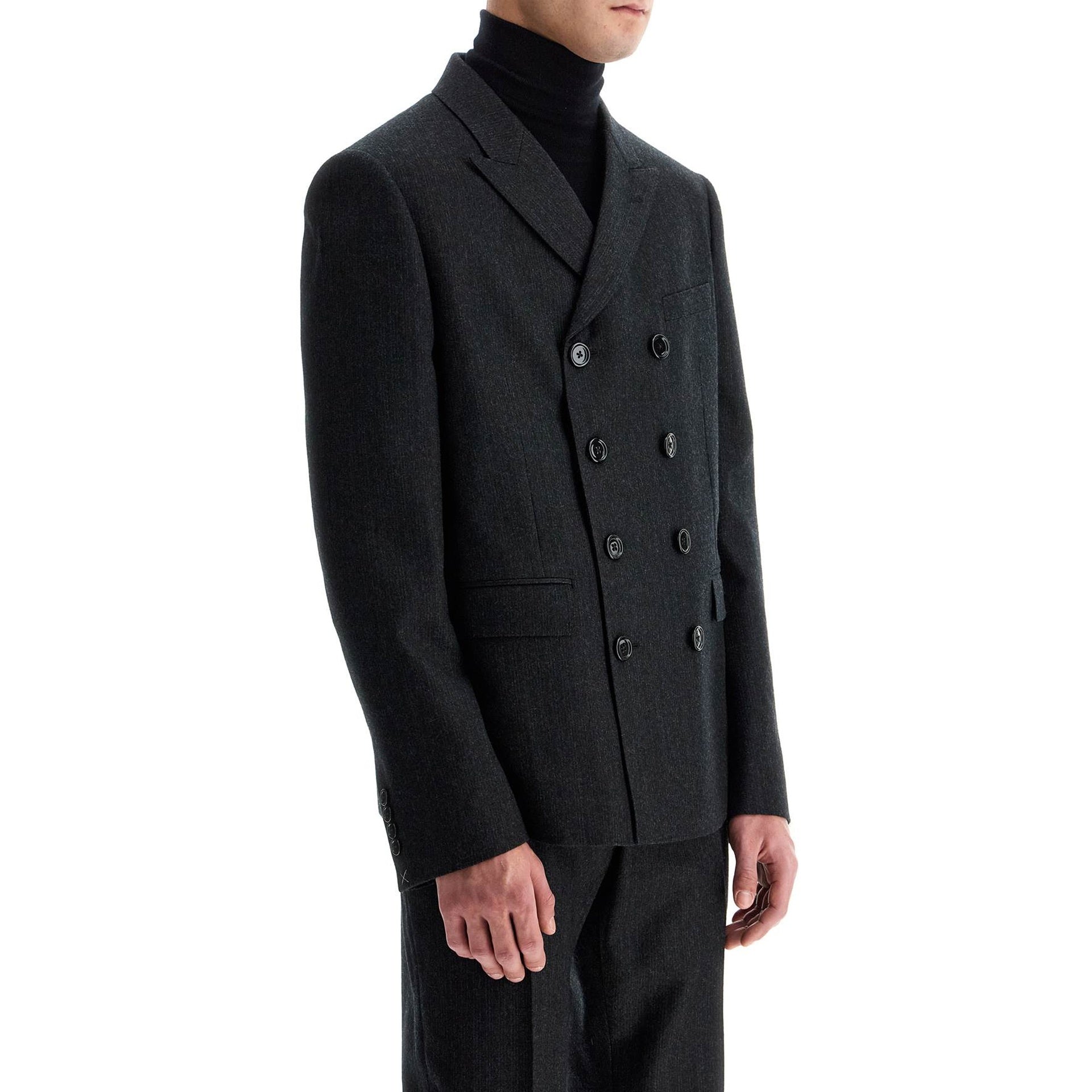 Céline Wool Blazer Jacket Gray