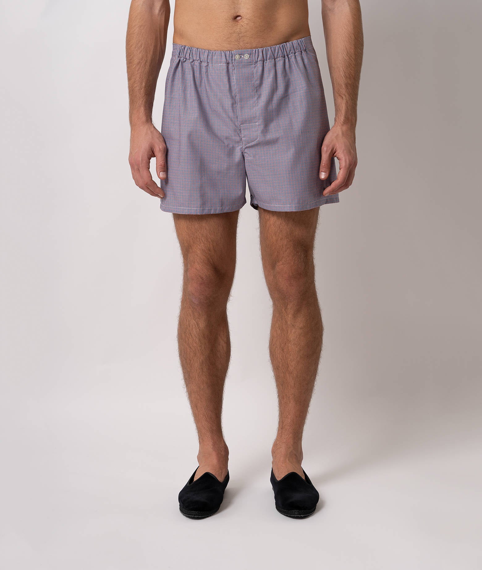 Boxer Shorts Square Blue Underwear