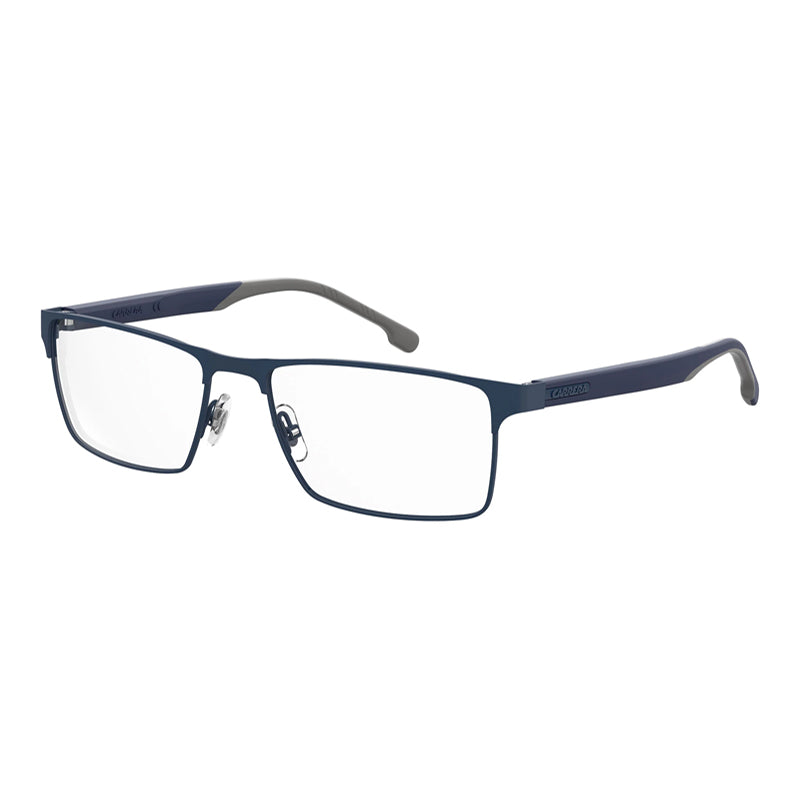 Carrera Eyeglasses Rectangle Full Rim, Blue Frame And Clear Demo Lenses Lens Carrera88630pjp00 Sunglasses