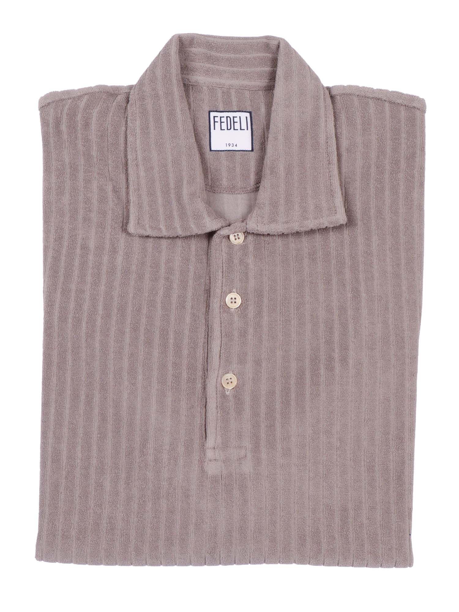POLO-SHIRT S-S KNITTED MAN Grey Cotton Polo Shirt