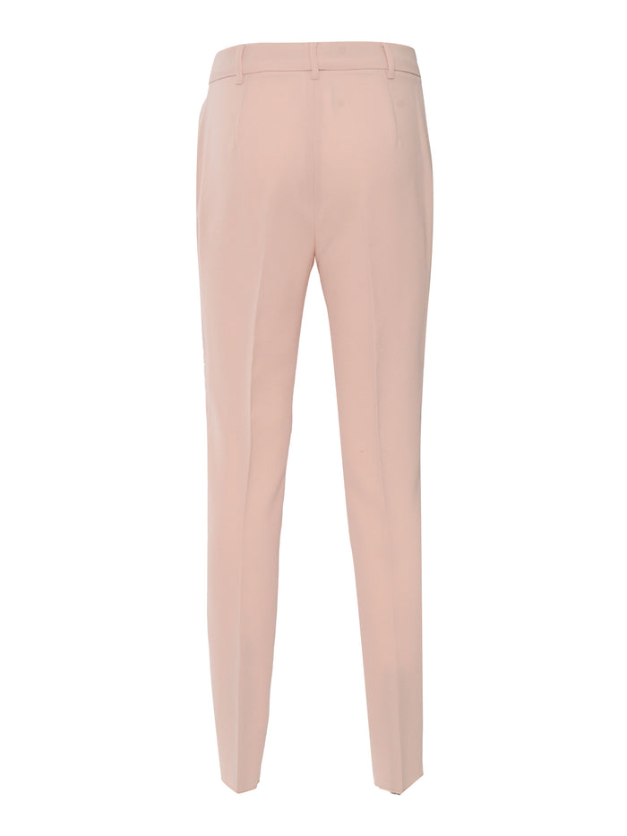 JERTA Long trouser Pink Triacetate Polyester Pant