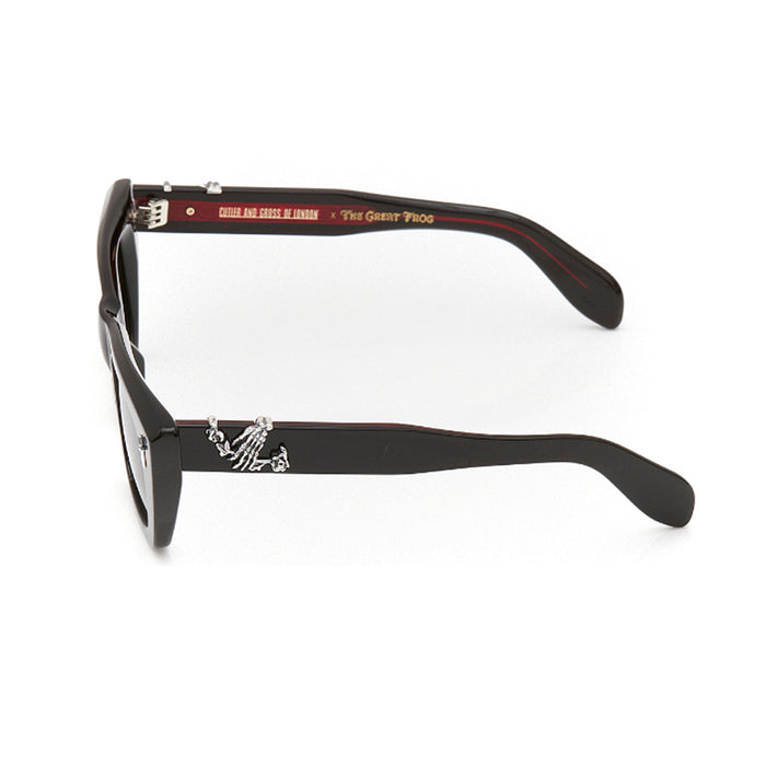 Cutler And Gross Great Frog 008 01 Nero Acetate Occhiali Sole