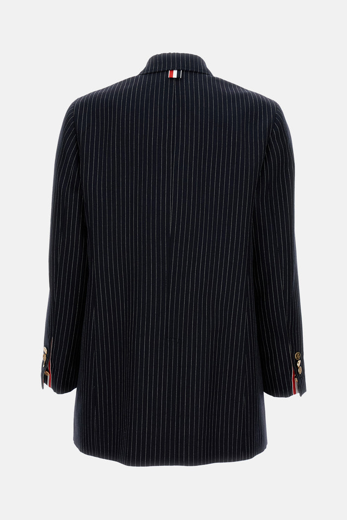Thom Browne Jackets Blue Virgin Wool