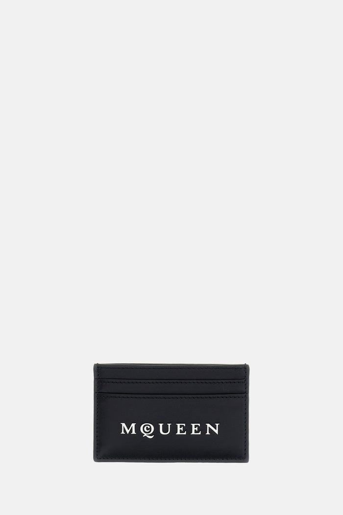 Alexander McQueen Wallets Black Calfskin Leather