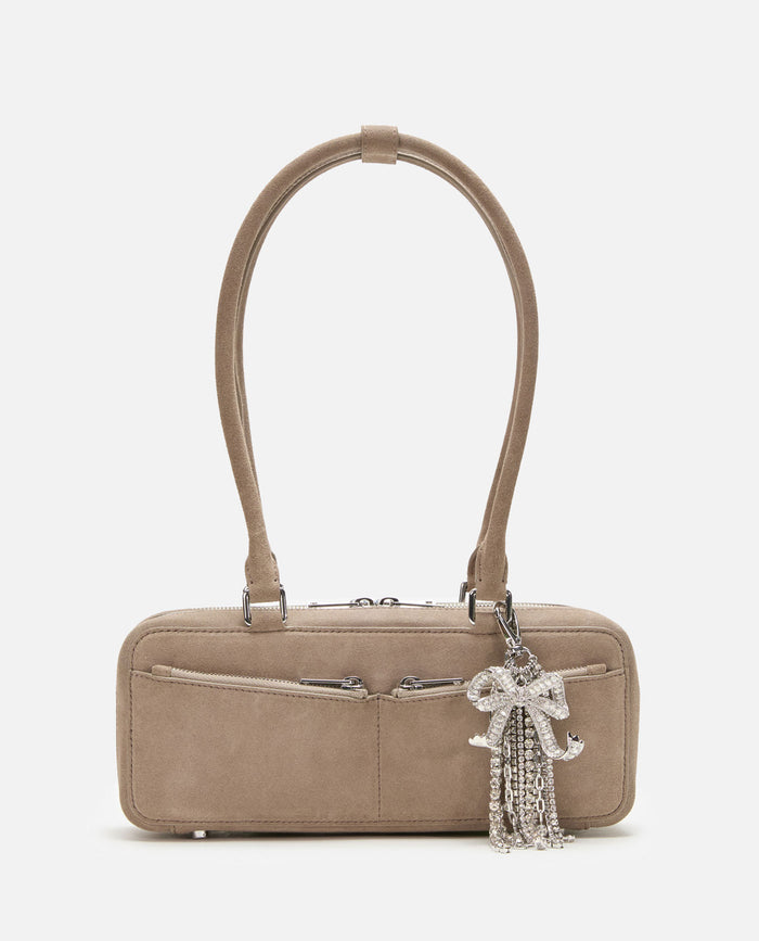 Self-portrait Bags Grey Cow Leather