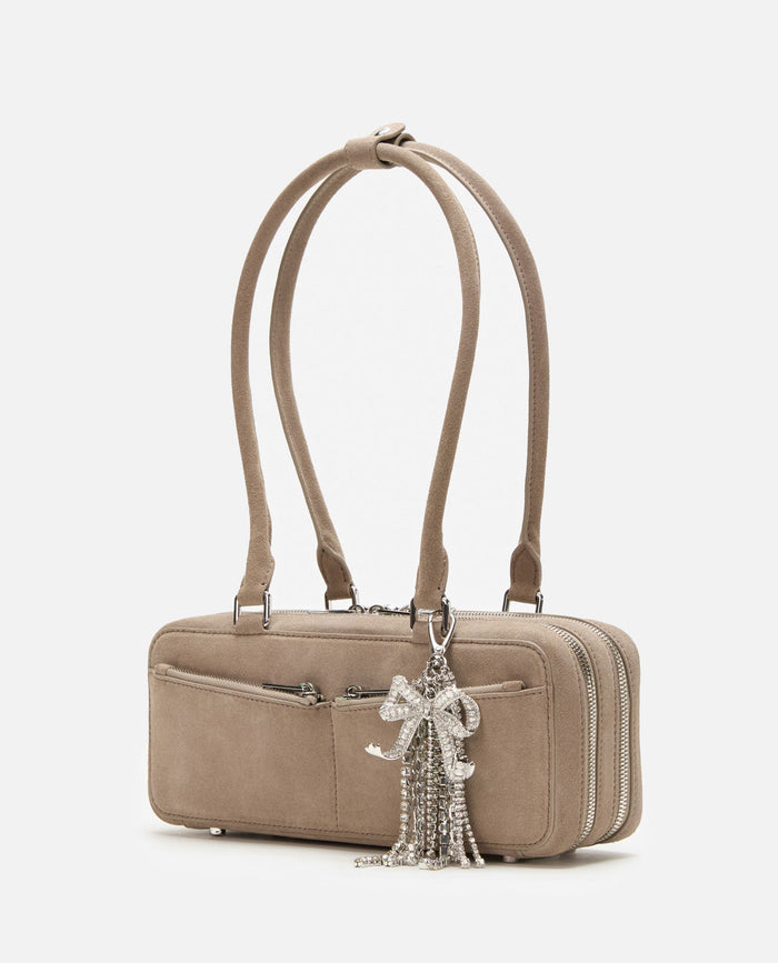 Self-portrait Bags Grey Cow Leather