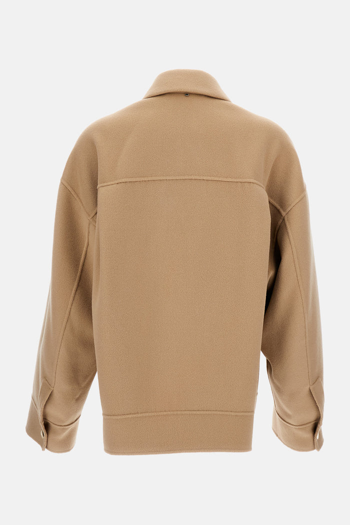 Sportmax Jackets Beige Virgin Wool