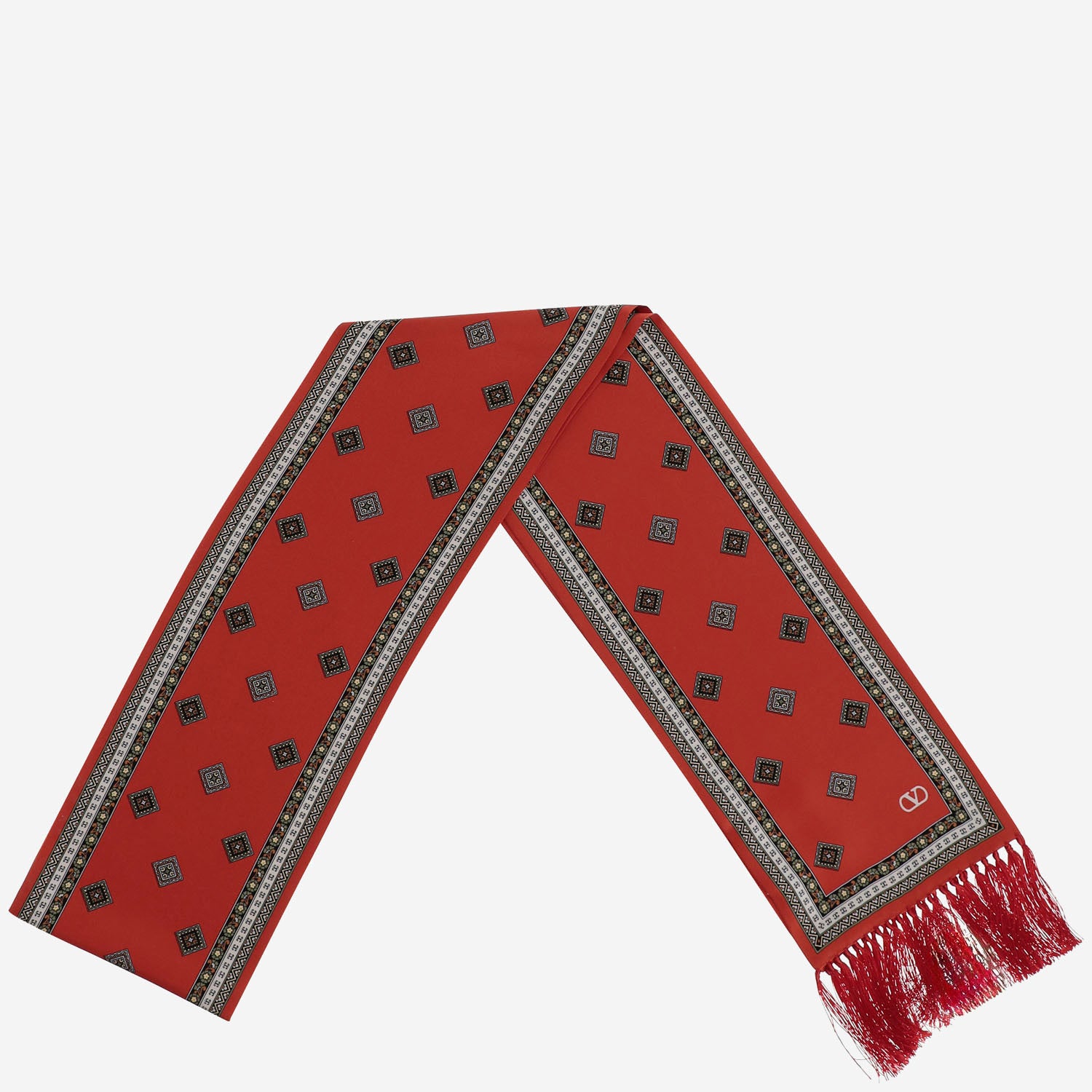 Valentino Garavani Scarfs Red Silk
