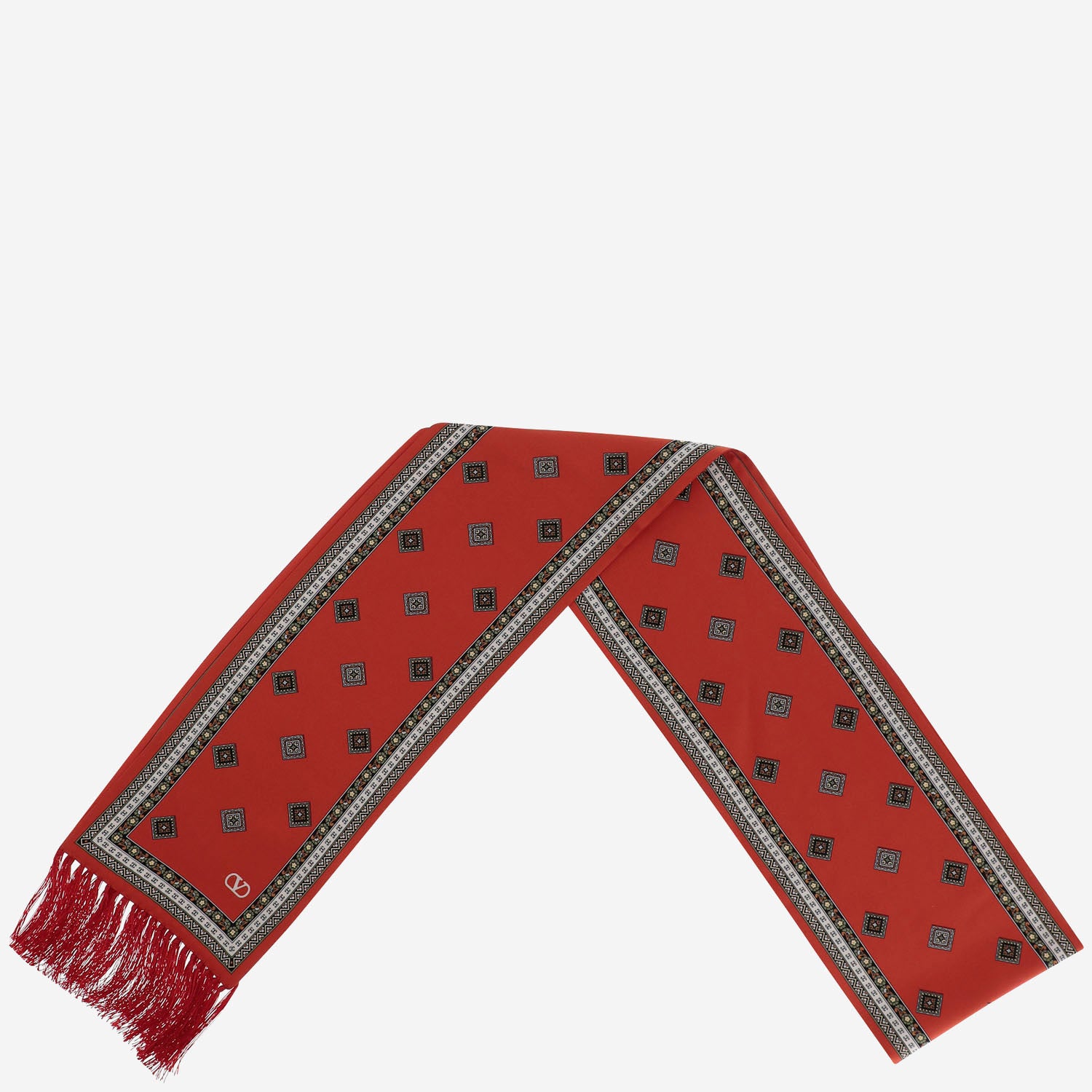 Valentino Garavani Scarfs Red Silk