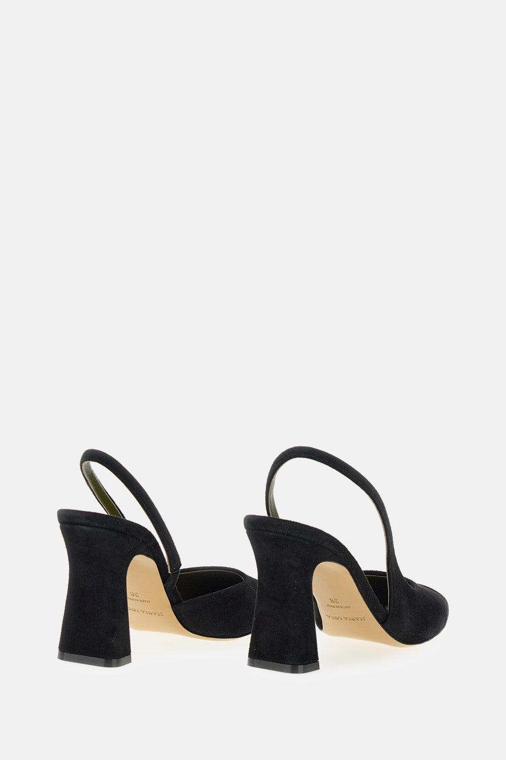MARIA LUCA With Heel Black Goat Leather