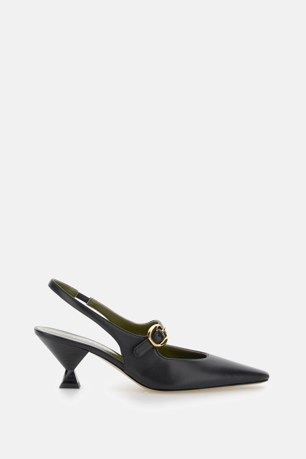 MARIA LUCA With Heel Black Lambskin Leather
