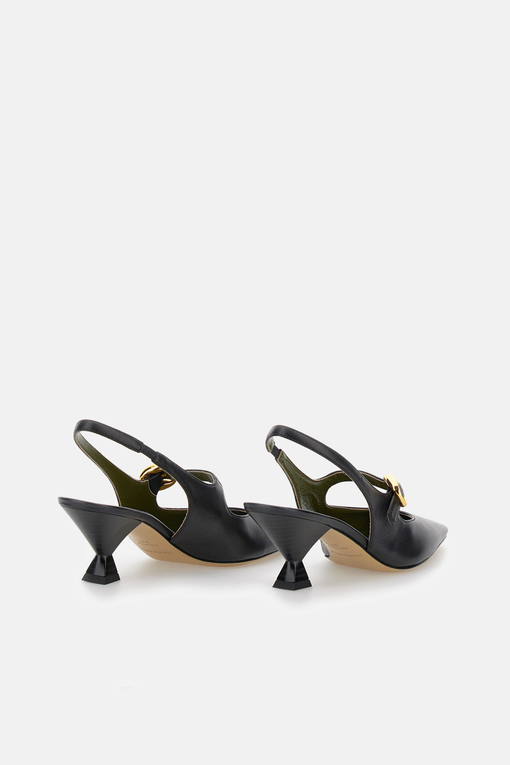 MARIA LUCA With Heel Black Lambskin Leather