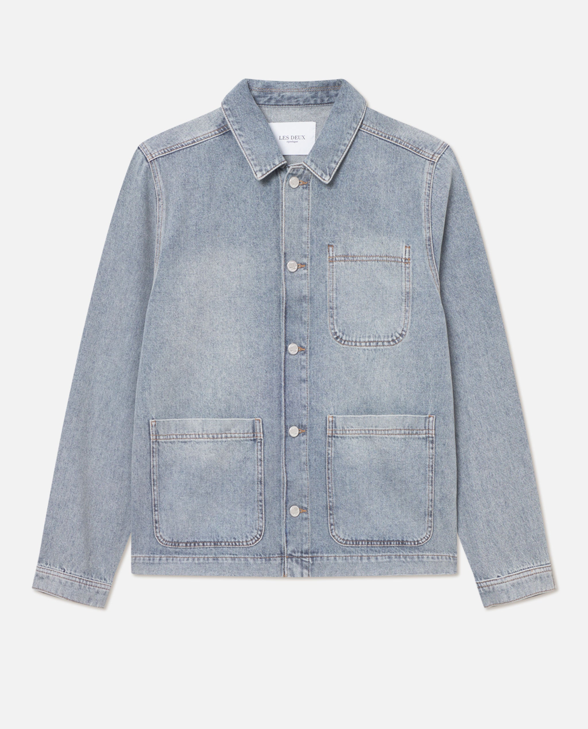 Les Deux Shirts Clear Blue
