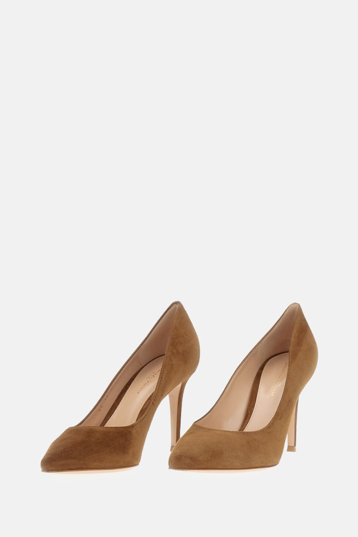 Gianvito Rossi With Heel Brown Leather