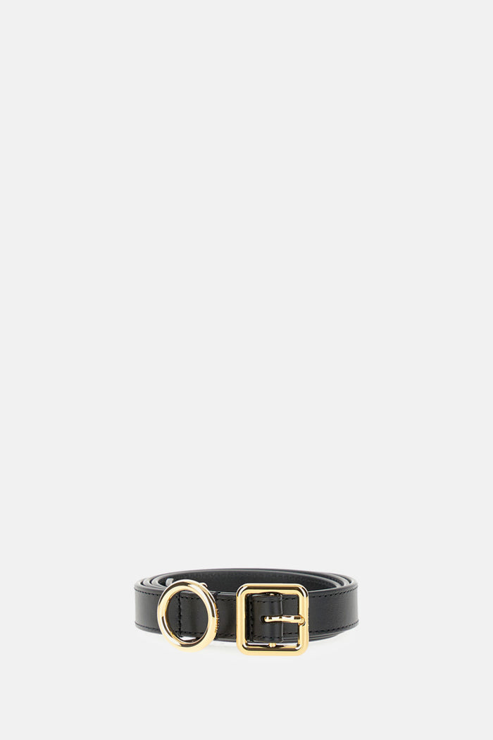 Jacquemus Belts Black Cow Leather