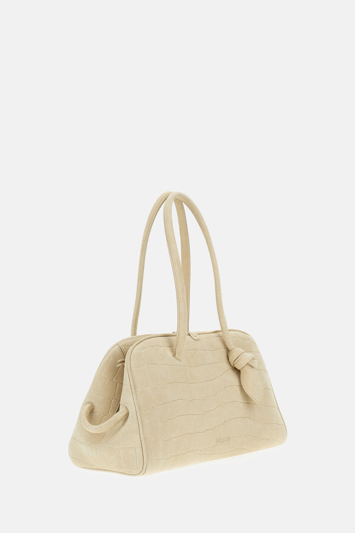 Jacquemus Sweaters White Calf Leather