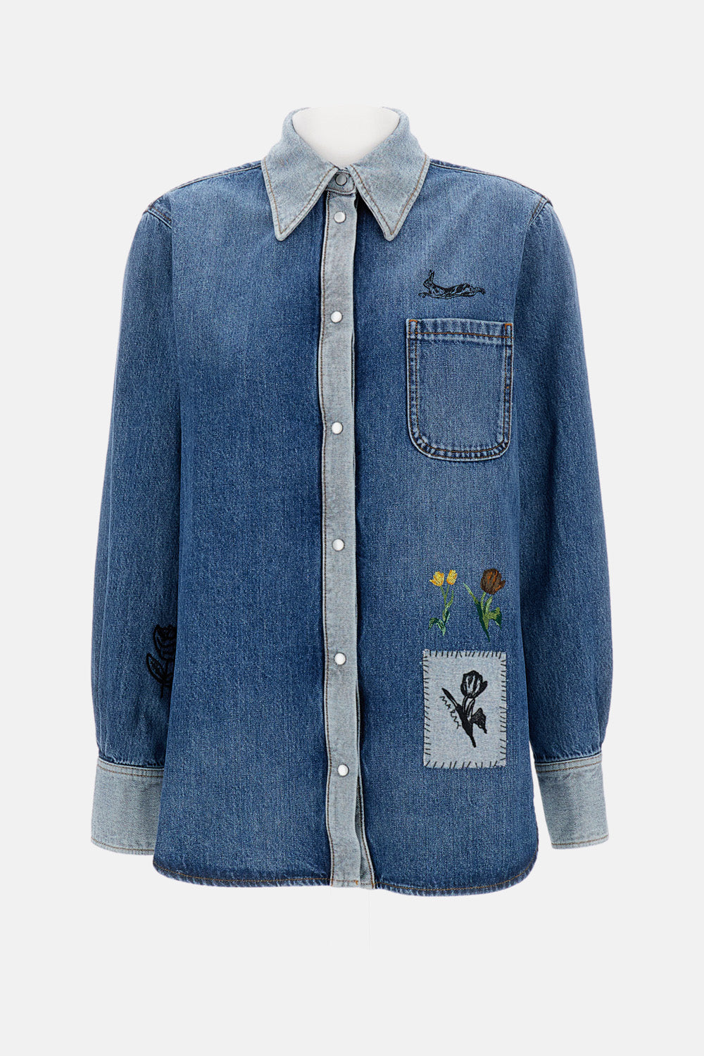 Marni Shirts Clear Blue