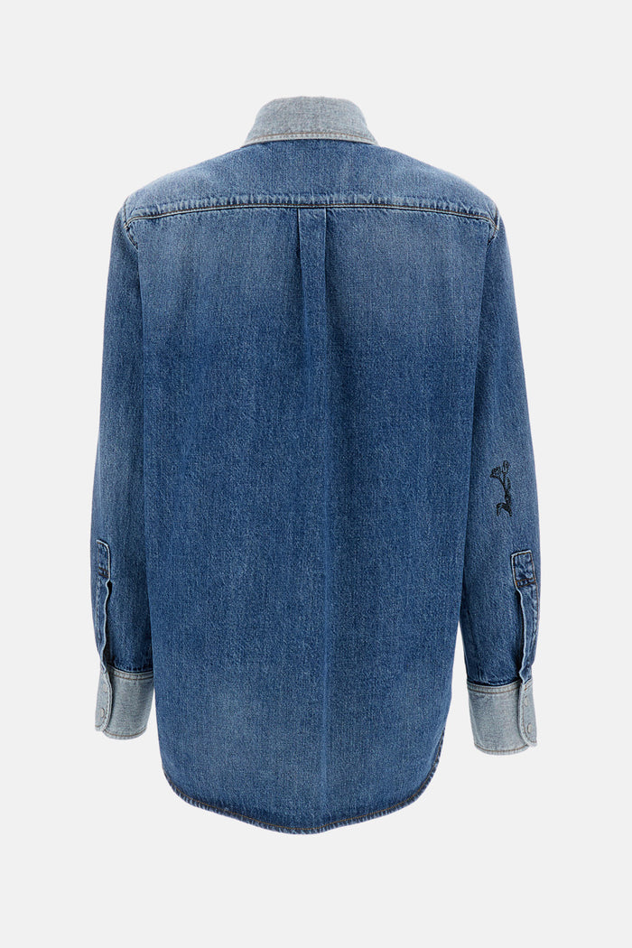 Marni Shirts Clear Blue