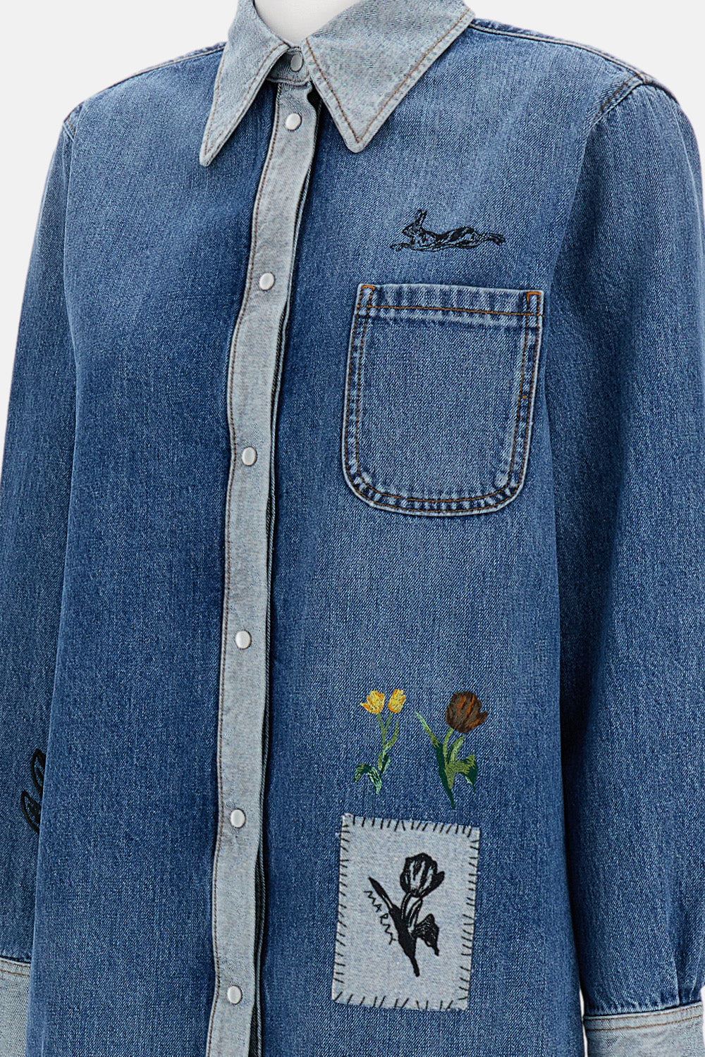 Marni Shirts Clear Blue