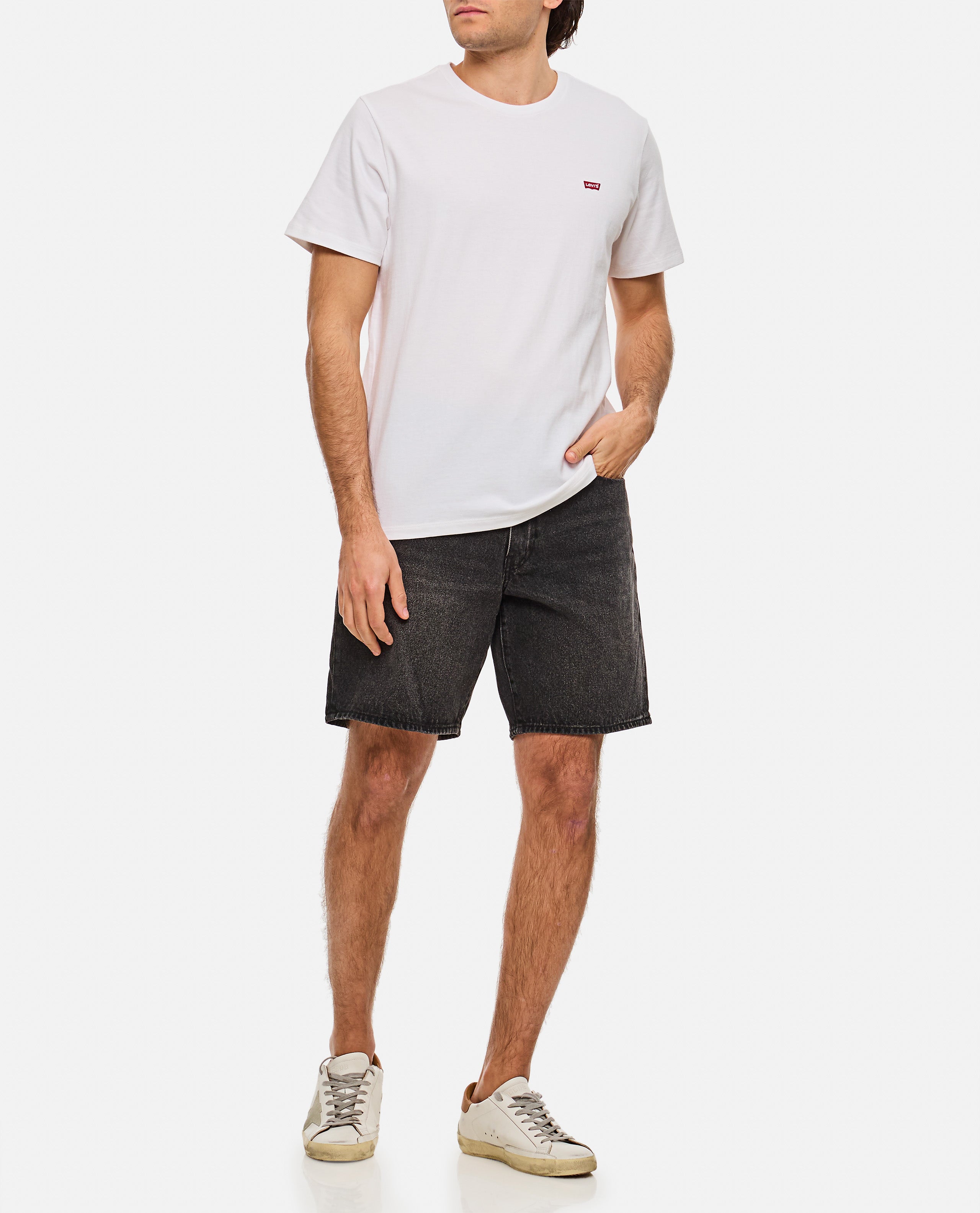 Levis Shorts Grey Cotton