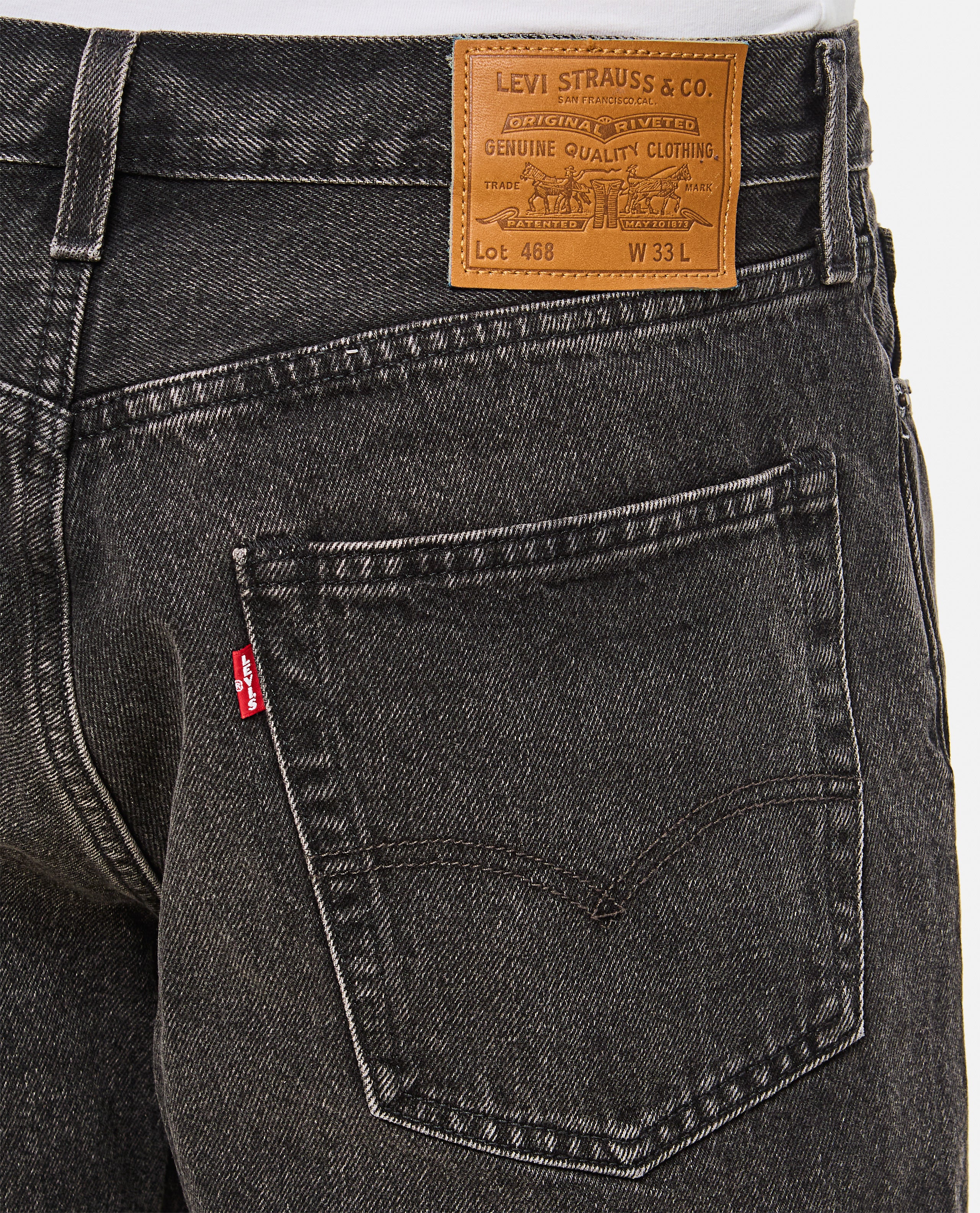 Levis Shorts Grey Cotton