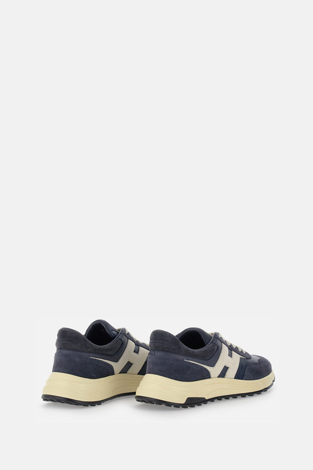 Hogan Sneakers Blue Calfskin Mutton Leather