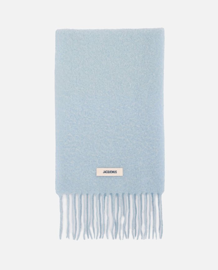 JACQUEMUS Scarfs Clear Blue Wm Wp Wo Pa