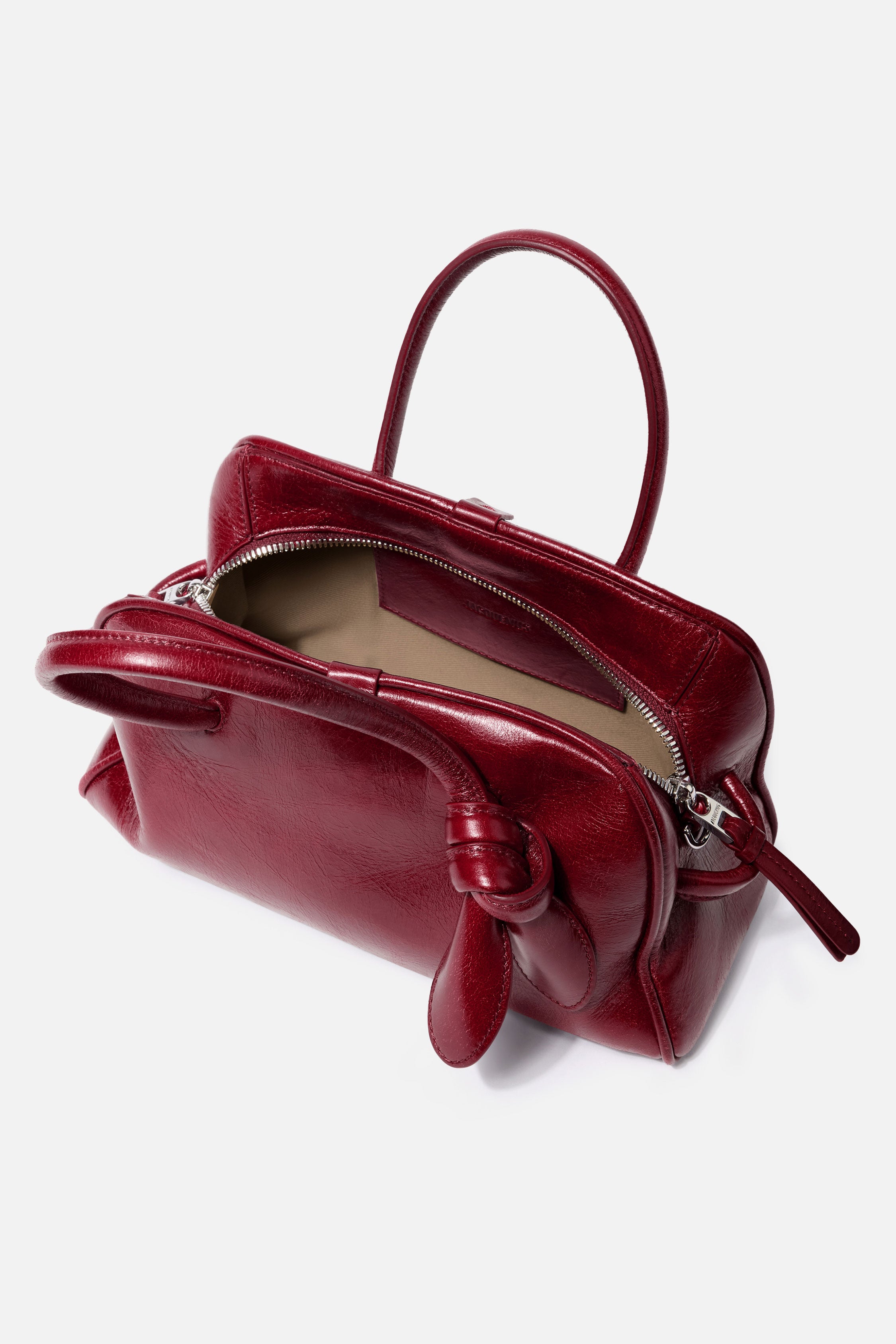 JACQUEMUS Bags Red Cow Leather